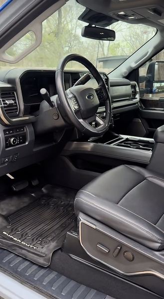 Ford Super Duty interior detailed by Austin Auto Detail