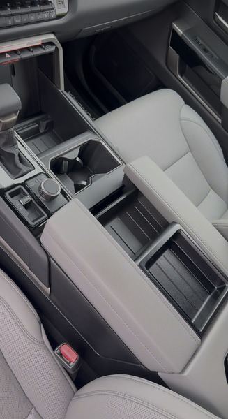 Toyota Tundra console area detailed by Austin Auto Detail